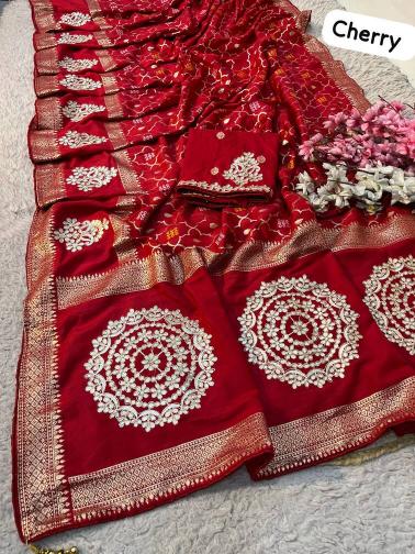 Vinayak dola viscose saree wholesale rate